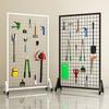 Rejilla Vertical Estante de Exhibición Estante para Exhibición de Trabajos de Jardín de Niños Rejilla de Malla de Alambre de Púas Grueso Rejilla para Colgar Joyería Rejilla para Exhibición de Exposiciones
