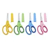 Tijeras para zurdos tijeras de acero inoxidable para zurdos tijeras pequeñas para niños tijeras hechas a mano funda tijeras de cabeza redonda para estudiantes