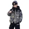 Chaqueta Camuflada Gruesa Forrada de Polar Estilo Otoño e Invierno para Niños 2026 Nuevo Estilo Invierno Chaqueta de Algodón Genial para Niños Medianos y Grandes Moderna