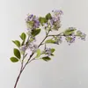 Flores de lila artificiales, ramo de flor de osmanthus artificial de un solo tallo, arreglo floral decorativo para sala de estar, hotel, auditorio