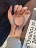 Pulsera Trenzada Roja Brillante Grande de Plata con Pequeño Colgante de Plata, Pulsera de Pareja, Estilo Cuerda Negra de Paz y Alegría