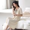 [Lyocell] Camisón para Mujer, Pijama de Verano de Manga Corta, Ropa para Casa, Nuevo Estilo Primavera y Otoño 2026, Dulce y Se Puede Usar Afuera