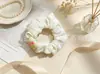 Goma para el pelo floral estilo óleo francés DIY fresca y dulce accesorio para el pelo estilo coreano. Fábrica proveedora para joyerías