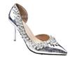 Colorido largo vidrio pedrería ojo de caballo diamante flor ropa cuello decoración diamante flor zapato bolsa cadena para zapatos accesorios al por mayor