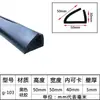 Tira de vedação em U tira de borda de silicone tira de borda para equipamento mecânico resistente a altas temperaturas tira de moldagem em fibra de vidro tira decorativa