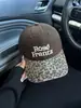 Gorra de Béisbol con Bloques de Color y Estampado de Leopardo de Moda Americana para Mujer, Parte Superior Suave, Circunferencia de Cabeza Grande, Algodón Lavado, Nueva Gorra de Pico de Pato Hip-Hop de Primavera y Verano para Hombre