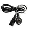 Cable de alimentación de tres clavijas y tres núcleos, de aluminio revestido de cobre, de 1,2 mA CA, 3 metros, 0,75 cuadrados, 1 cuadrado, estándar nacional.