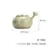 Conjunto para Sala de Chá com Esmalte Verde Estilo Song, Coleção Série Verde Cana, Incluindo Gaiwan, Bule, Xícaras de Chá, Suporte para Bule, Adequado para Cerimônia do Chá e Cerimônia do Incenso