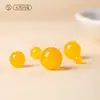 Pulseira de Contas Soltas de Ágata Natural Acessórios DIY Feitos à Mão Calcedônia Amarelo Vermelho Verde Branco Cinza Preto Ágata Contas Individuais Atacado