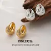 Brincos de gota d'água em zircônia escovada, fechos de alta qualidade, design requintado, estilo minimalista, brincos femininos com um design único