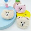 Broche de Muñeco Oso de Peluche de Dibujos Animados Coreanos Colgante para Mochila Escolar DIY Pasador para el Cabello Infantil Accesorios Decorativos de Muñeca para Ropa