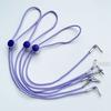 Color directo de fábrica elástico elástico ajustable cuerda a prueba de viento cordón cuello máscara cordón cuerda de extensión