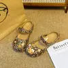 Zapatos de ballet con estampado de lunares estilo Ins, leopardo KT, accesorios para DIY, dijes de zapatos de moda y versátiles, hebillas decorativas para zapatos con agujeros