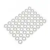 Almohadillas de Silicona Antideslizantes Autoadhesivas, Almohadillas de Silicona Redondas Anticolisión para Pies, Collares de Silicona Negros de Goma Transparentes en Forma de O