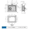 Cerradura de gabinete de marca Loose MS866-22/22s cerradura de panel gabinete de distribución de energía equipo industrial cerradura de colisión cerradura de puerta de equipo eléctrico