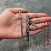 Espada de Metal Espada de Ángel Corazón de Polvo tamaño pequeño Modelo de Arma Fría Mini Espada Pequeña para Niños Colgante Llavero