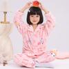 Pijamas de flanela infantil engrossado terno infantil lã coral roupas para casa outono e inverno pijamas de bebê atacado