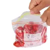 Saco de fresco selado personalizado pe transparente de osso duplo plástico auto-selante saco de vedação de alimentos de costela dupla