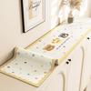 Mantel Protector de Encimera de Aparador de Dibujos Animados, Lujo Accesible y Sensación de Alta Gama, Mantel Lavable, Tapete Antisuciedad para Zapatero, Tapete para Mueble de TV