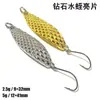 Cebo Artificial con Lentejuelas, Señuelo Falso de Aleación de Zinc para Corriente, Señuelo Duro, Venta al por Mayor desde Fabricante, para Pescar Whitefish, Exportación Transfronteriza
