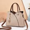Bolso bandolera de moda nuevo de fábrica 2023, versátil, elegante, para el hombro, bandolera de moda, portátil, para mujer, con textura, para mujer