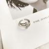 Anillo Abierto Ajustable Retro Cool Ins Elegante Diseño Nicho Estilo Simple Moda Anillo Hip-Hop Tendencia