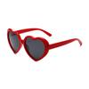 3462 Gran Venta Polarizados Corazón de Melocotón Corazón Gafas de Sol Exportación Transfronteriza Europea y Americana Fiesta Amazon Tinta de Moda Uv400
