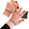 Guantes de Invierno Todo Incluido de Cinco Dedos Lindo Muñeco de Nieve Tejidos para Pantalla Táctil Engrosados Calientes para Ciclismo Resistentes al Frío Guantes de Algodón