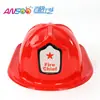 Direto da fábrica boné vermelho de alarme de incêndio boné de fogo material de boné de PVC brinquedo infantil boné de festa palco performance boné