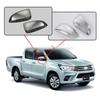 Adecuado para modelos 15-19 Cubierta de espejo retrovisor Revo Fibra de carbono Manija ordinaria Tira de moldura de espejo retrovisor electrochapada