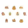 500 Pegatinas/Rollo Caricatura Capibara Pegatinas Decorativas de Alto Valor para Diarios, Maletas, Fundas de Teléfono, Cinta al por Mayor
