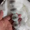 Borla de Pelo de Conejo Artificial con Forma de Bola, Encaje Flecado Suave que No Suelta, Accesorios de Adorno para Capa Hanfu, Venta al por Mayor