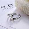 Anillo abierto de abrazo de manos nuevas transfronterizo Joker sexo dulce amor romántico abrazo anillo abierto al por mayor