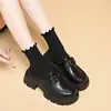 Medias Zapatillas Cerradas de Suela Gruesa Estilo Francés para Mujer, Nuevo Modelo 2026, Súper Populares para Verano y Otoño, Zapatillas Deslizables de Suela Suave para Uso Exterior
