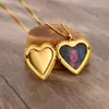 Collar de Acero Inoxidable con Colgante de Corazón Personalizado con Foto Diseño Personalizado Foto Incrustada Colgante de Amor Regalo Conmemorativo