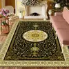 Alfombra Plegable Lavable de Imitación Cachemir TPR Transfronteriza, Estilo Americano Vintage, Lavable a Máquina, Alfombra Lavable para Sala de Estar, Alfombra para Dormitorio
