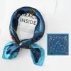 Lenço de Seda Preto e Branco Simples Flor de Castanha Estilo Étnico de Luxo Lenço de Cintura Lenço Decorativo para Cabeça Lenço Decorativo para o Trabalho