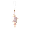 Broche Colgante de Conejo de Jade de la Fiesta de Medio Otoño Brocado de Canción Hanfu Colgante Pequeño del Zodiaco Adorno de Brocado de Canción Producto Cultural y Creativo Terminado para Atracciones Turísticas