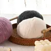 Hilo de Nube Teñido en Spray Ligero Color Gradiente Tejido a Mano Algodón Tejido Sección de Hilo de Suéter DIY Bufanda Sombrero