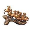 Adornos de caballo al por mayor, artesanías del zodiaco, adornos para gabinetes de vino, decoración ligera de lujo, regalos de inauguración de la casa.