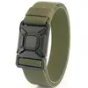 Cinturón de nailon con hebilla automática para exteriores, cinturón táctico para entrenamiento militar, venta al por mayor, directo de fábrica, transfronterizo