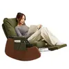 Mecedora para adultos, mecedora de balcón para el tiempo libre, sofá individual, sillón reclinable para sala de estar, silla perezosa cómoda para dormitorio, silla reclinable