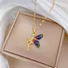 [Acero titanio] Collar de diamantes elegante y lujoso con alas de elfo de flores para mujer, cadena de clavícula combinable, cadena de acero titanio.