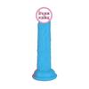 Masturbación Femenina Silicona Líquida Pene Artificial con Forma Especial Dildo Animal Plug Anal Juguete Sexual Juguete Alternativo