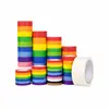 Cinta Washi de Educación Temprana para Niños, Colorida, Múltiples Especificaciones, Desgarrable, Sin Residuos, Manualidades DIY, Papel de Enmascarar para Separación de Color