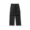Izexx Etiqueta Verde - Estilo Montaña Ropa de Trabajo Retro Americana para Exteriores Pantalones Casuales Estilo Ligeramente Maduro Pantalones Tácticos de Paracaidista