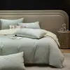 Clase de Lujo Ligero Pluma Cero Aire Cepillado Cuatro Piezas Otoño e Invierno Cálido Funda de Edredón Sábanas Terciopelo Doble Cara Ropa de Cama