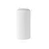 Patrón Vertical Blanco Cerámica de Imitación Jarrón Arreglo Floral Linterna Moderna Simple Jarrón de Plástico Muebles de Oficina Hogar Recipiente para Flores Almacenamiento de Agua