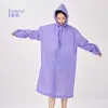 Capa de Chuva Descartável Engrossada Adulto Poncho de Chuva Longo de Corpo Inteiro Roupa de Proteção para Controle de Distúrbios Viagem Portátil Capa de Chuva de Peça Única