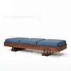 Banco de madera maciza y tela para viento, banco de noche para dormitorio, modelo de diseñador, banco sofá para sala de estar, taburete para cambiar zapatos en la entrada
